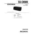 SONY SSCN909 Service Manual cover photo