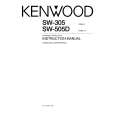 KENWOOD SW-505D Owner's Manual cover photo