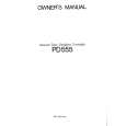 LUXMAN PD555 Owner's Manual cover photo