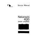 NAKAMICHI 420 Service Manual cover photo
