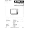 SANYO 12T280 Service Manual cover photo