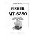 FISHER MT6350 Service Manual cover photo