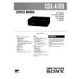 SONY CDXA100 Service Manual cover photo