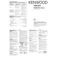 KENWOOD KAC-819 Owner's Manual cover photo