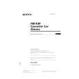 SONY XR-C300 Owner's Manual cover photo