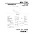 SONY KE42TS2U Service Manual cover photo