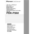 PIONEER PDK-FS02 Owner's Manual cover photo
