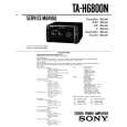 SONY TA-H6800N Service Manual cover photo