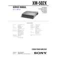 SONY XM502X Service Manual cover photo