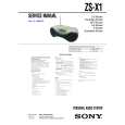 SONY ZSX1 Service Manual cover photo