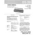 SONY CFS201 Service Manual cover photo