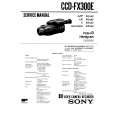 SONY CCDFX300E Service Manual cover photo