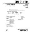 SONY CMTD11 Service Manual cover photo