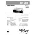 SONY CFS-280L Service Manual cover photo