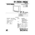 SONY KV2565AS Service Manual cover photo