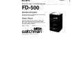SONY FD-500 Owner's Manual cover photo