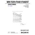 SONY WMFX281 Service Manual cover photo