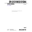SONY DRQ131M Service Manual cover photo