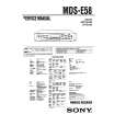 SONY MDSE58 Service Manual cover photo