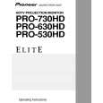 PIONEER PRO-630HD/KUXC/CA Owner's Manual cover photo