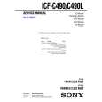 SONY ICFC490 Service Manual cover photo