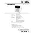 SONY ICFC102 Service Manual cover photo