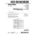 SONY HCDSB100 Service Manual cover photo