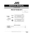 JVC KDG110 Service Manual cover photo