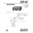 SONY CDP-M7 Service Manual cover photo