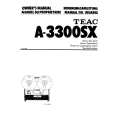 TEAC A-3300 Owner's Manual cover photo