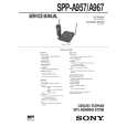 SONY SPPA957 Owner's Manual cover photo