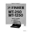 FISHER MT1250 Service Manual cover photo