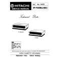 HITACHI VT9300E/BS Service Manual cover photo