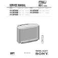 SONY KV29FX60S Service Manual cover photo