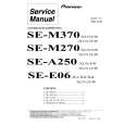 PIONEER SE-M370/XCN1/EW Service Manual cover photo