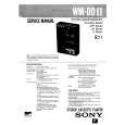 SONY WMDDII Service Manual cover photo