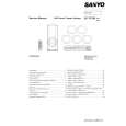 SANYO DCTS760 Service Manual cover photo