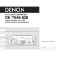 DENON DNT625 Owner's Manual cover photo