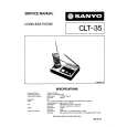SANYO CLT35 Service Manual cover photo