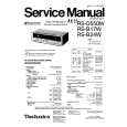 TECHNICS RS-B17W Service Manual cover photo