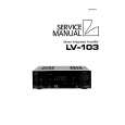 LUXMAN LV-103 Service Manual cover photo