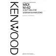 KENWOOD X82 Owner's Manual cover photo