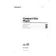 SONY CDP-CX260 Owner's Manual cover photo