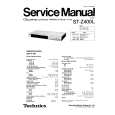TECHNICS STZ400L Service Manual cover photo