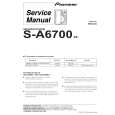 PIONEER S-A6700/XE Service Manual cover photo