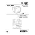 SONY KVR14P1 Service Manual cover photo