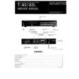 KENWOOD T-92 Service Manual cover photo
