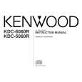 KENWOOD KDC-5060R Owner's Manual cover photo