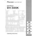 PIONEER DV555K Owner's Manual cover photo