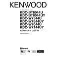 KENWOOD KDC-W7144UY Owner's Manual cover photo
